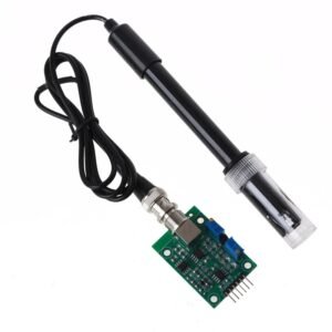 PH Module de détection Liquide PH0-14 + Sonde d'électrode PH BNC pour Arduino