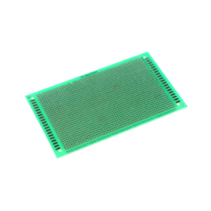 PLAQUE PERFOREE VERTE DOUBLE-FACE 9X15CM