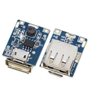 élévateur de tension 5V, batterie au Lithium