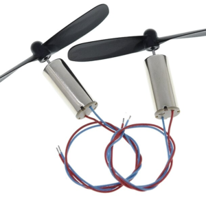 Micro moteur d'hélicoptère ( 2 pièces +2 hélice)