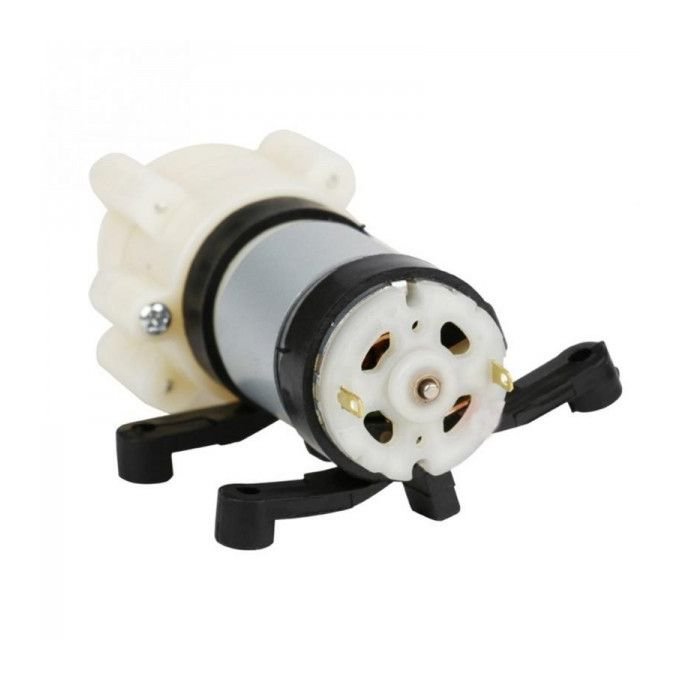 Mini Pompe à Membrane 6-12V Refroidie à Eau - Débit 1.5-1.8 L/min - Pour Modèles, Piscines Gonflables, Lavage Voiture