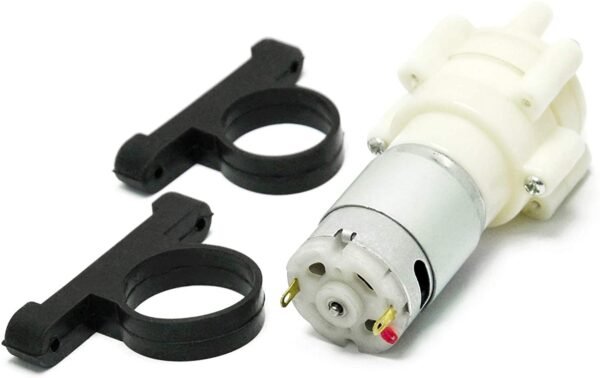 Mini Pompe à Membrane 6-12V Refroidie à Eau - Débit 1.5-1.8 L/min - Pour Modèles, Piscines Gonflables, Lavage Voiture - 13