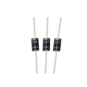 FR207 Diode de Puissance Redressement Rapide - 1000V - 2A