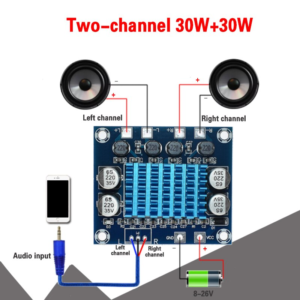 carte TPA3110 Amplificateur Audio Stéréo 30w + 30w