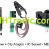 promotion 🤩 PROGRAMMATEUR USB CH341A + PINCE DE TEST + SUPPORTS SOP8🤑📢📢📣