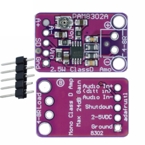 Amplificateur 2.5W - Mono - Class D - PAM8302A