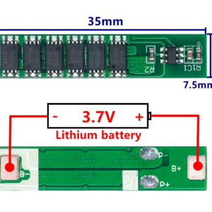 BMS 1S 3.7V - 8a - Li-ion 18650