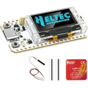 Carte de développement ESP32 LoRa V3 SX1262 , 433 - 510 MHz + affichage OLED bleu 0.96 pouces.