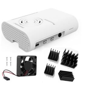 Boîtier Raspberry Pi 4 avec ventilateur de refroidissement, dissipateur thermique