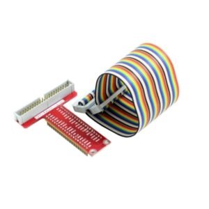 CARTE D'EXTENSION GPIO TYPE T + 40 PINS RAINBOW CABLE POUR RASPBERRY PI 3
