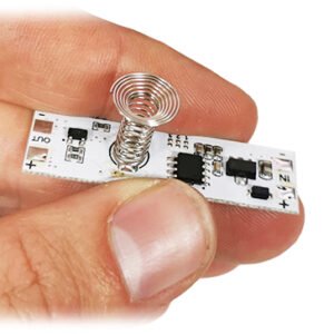 Interrupteur tactile capacitif multifonction 12V à ressort hélicoïdal