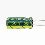 4.7UF 50V Condensateur Électrolytique