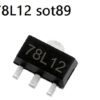 78L12 SMD Régulateur de tension , Vout 12V 100mA, SOT89