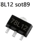 78L12 SMD Régulateur de tension , Vout 12V 100mA, SOT89