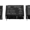 Relais Slim HONGFA SPST-NO, HF46F-24-HS1/12-HS1/ 5-HS1