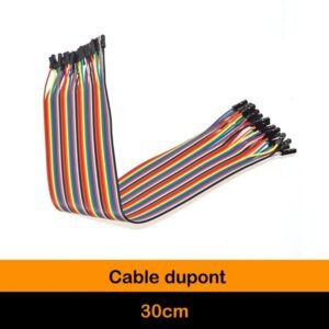 KIT DE 40 WIRES FEMELLE-FEMELLE 30 CM PREMIUM DUPON