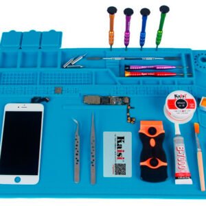 Tapis de travail S-160C en silicone antistatique à isolation thermique magnétique 45 * 30CM