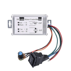 PWM Controleur de vitesse pour moteur DC ( 9-60V / 20 A ) haute puissance avec interrupteur