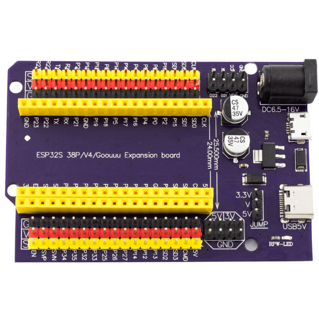 ESP32 Lot de 3 cartes d'extension GPIO 1 into 2 pour 38 broches version ESP32 Lot de 3 cartes d'extension GPIO 1 into 2 pour 38 broches version