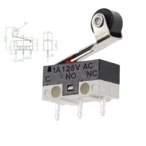 Micro interrupteur de fin de course, 1A, 125V AC