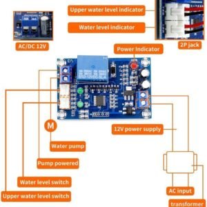 Module contrôleur de niveau d'eau automatique XH-M203