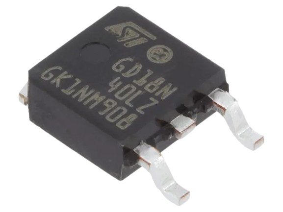 Transistor IGBT STGD18N40LZT4 – 18A, 400V Transistor IGBT STGD18N40LZT4 – 18A, 400V