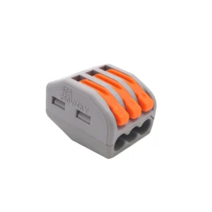 Connecteur électrique rapide WAGO 3pins 32A 0,08-2,5mm Certification CQC | PCT-213