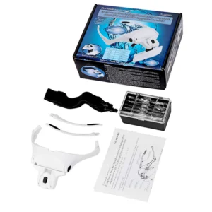 Loupe frontale LED 9892B2 – 5 Lentilles interchangeables