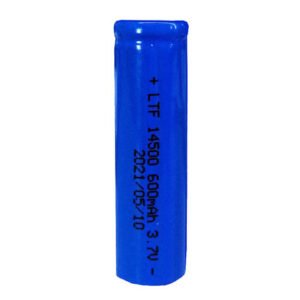 Batterie rechargeable Li-ion 14500 – 3,7 V – 600 mAh – Charge rapide