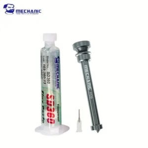 Pâte à souder Mechanic SD360 10 cc, flux transparent sans nettoyage pour réparation de circuits imprimés de téléphones portables, PGA, BGA, CMS, avec booster