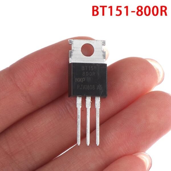 Produktbild von 10 Stück BT151-800R – Silizium-Thyristor, 12 A, 800 V, 15 MA, TO-220, Hochzuverlässig