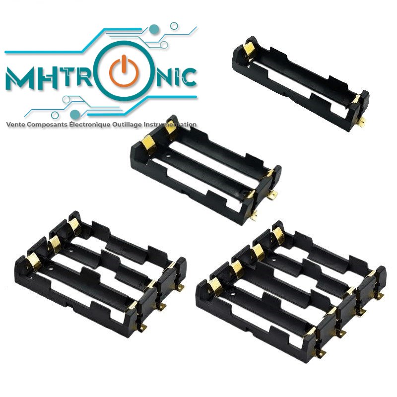 Support de batterie18650 SMT avec broches bronze Support de batterie 18650 SMT
