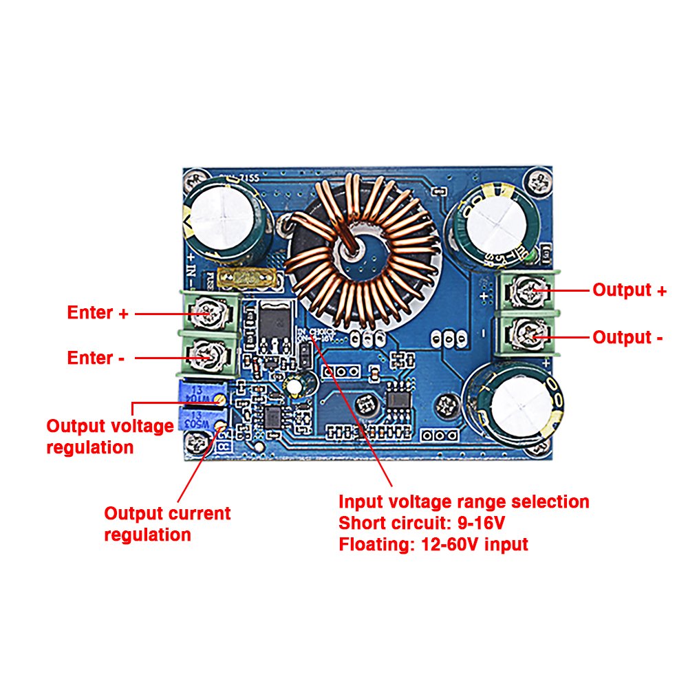 Module Élévateur DC-DC 600W 16A – Step-Up Premium, Ultra-Efficace et Durable