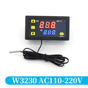 Thermostat numérique W3230 AC110-220V contrôle chauffage et refroidissement