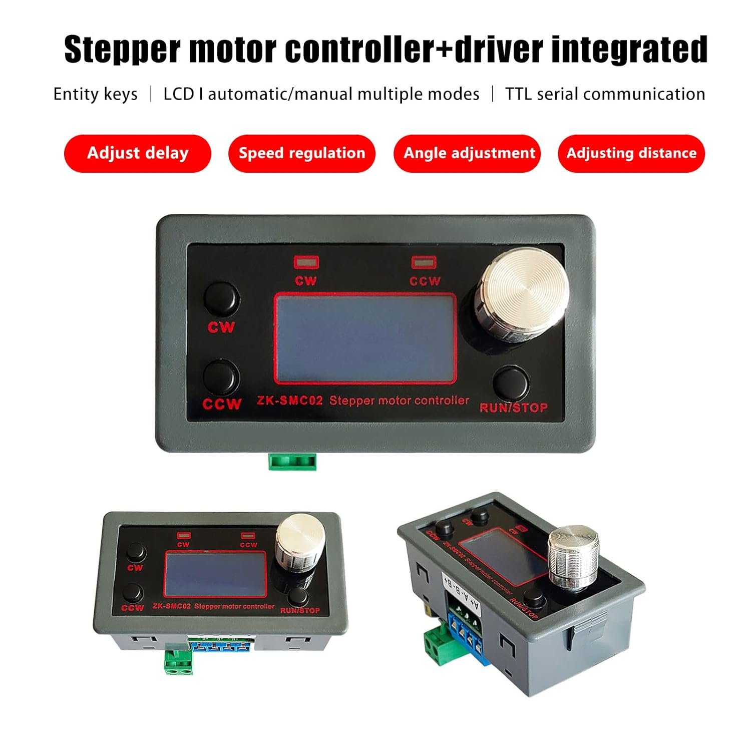 Contrôleur moteur pas à pas ZK-SMC02 Professionnel