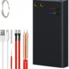 Soudeuse par Point Portable 75000mAh rechargeable avec électrodes et câble USB-C.