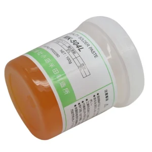 Flux MK-504L 100G No-Clean pour réparation BGA, SMD et cartes électroniques.